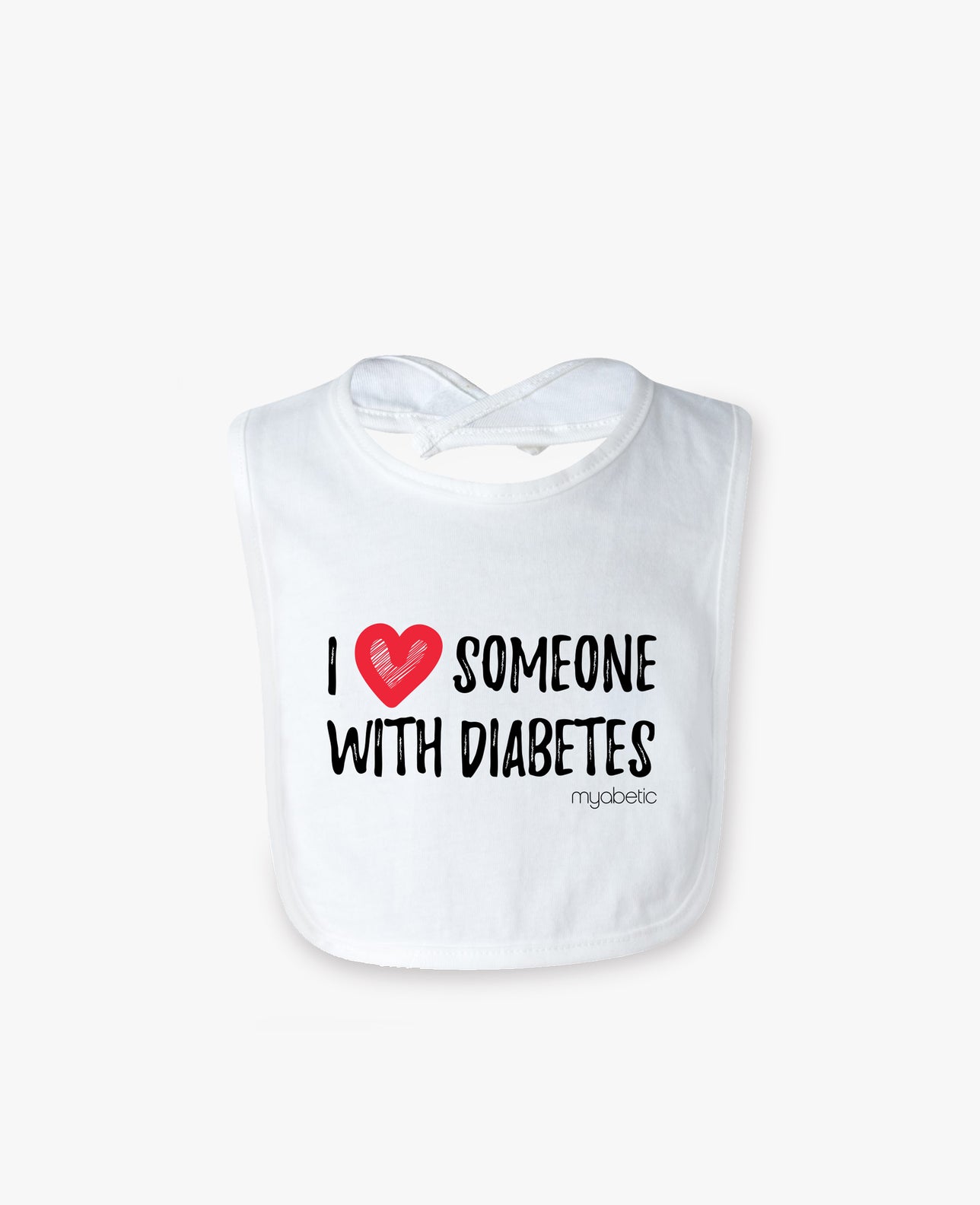Baby Bib: I Love Someone with Diabetes